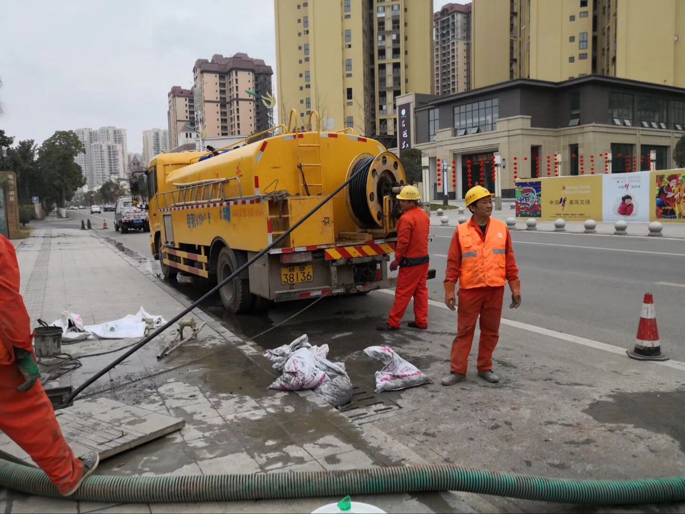 宝鸡排污管道清淤-管道清洗